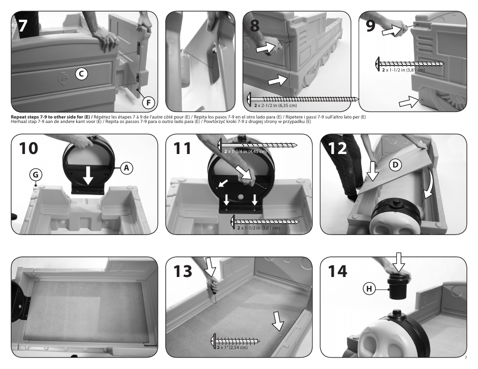 Step2 Thomas the Tank Engine™ Toddler Bed User Manual | Page 7 / 8