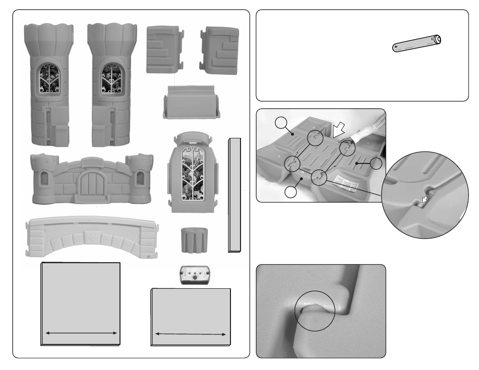 Bg a | Step2 Princess Palace Twin Bed User Manual | Page 2 / 6