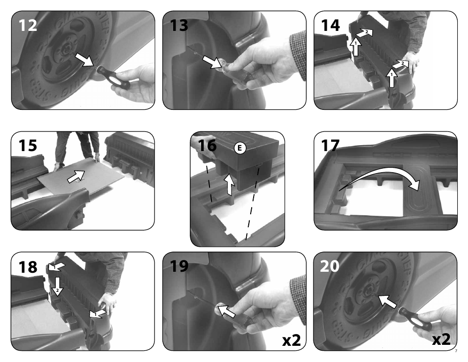 Step2 Stock Car Convertible Bed User Manual | Page 7 / 9