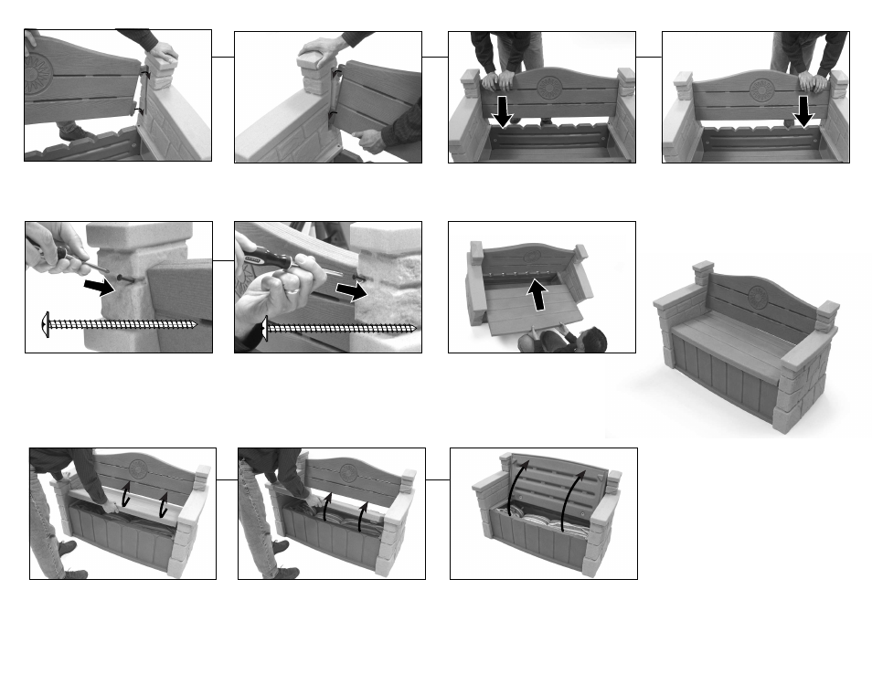 Step2 Outdoor Storage Bench User Manual | Page 3 / 3