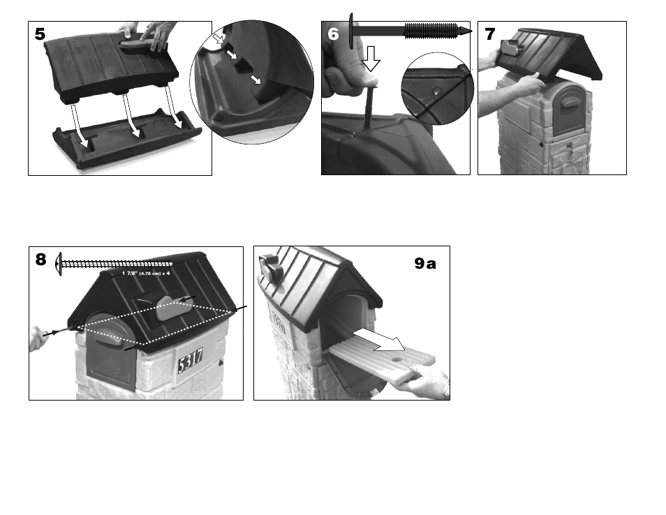 Step2 MailMaster® StoreMore Mailbox User Manual | Page 5 / 6