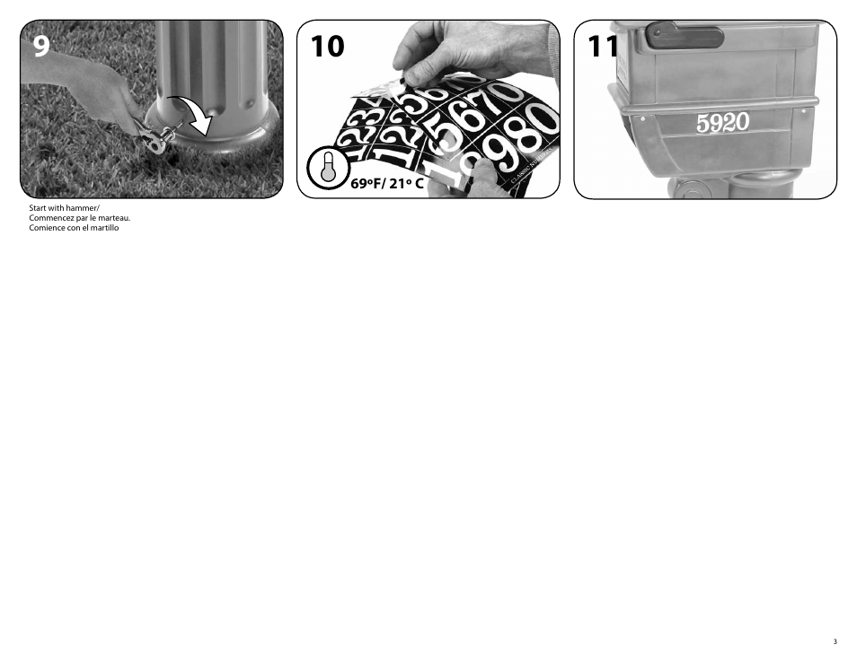 Step2 MailMaster® Classic Plus Mailbox User Manual | Page 3 / 3