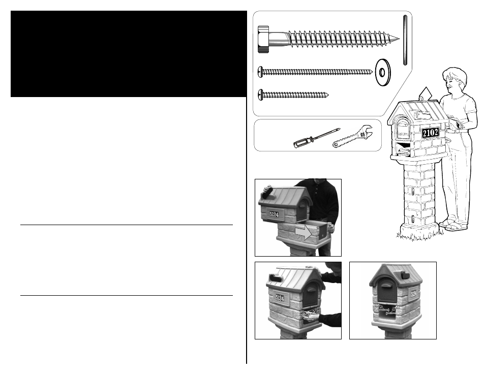 Step2 MailMaster® Stone Hill Plus Mailbox User Manual | 2 pages