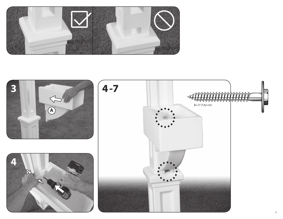 Step2 MailMaster® Hudson Mailbox with Planter User Manual | Page 3 / 6
