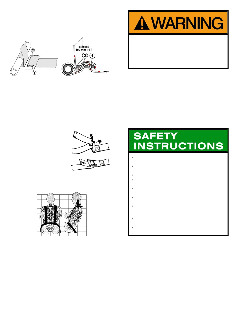 Operating, Care and maintenance | Takata Racing DRIFT III SNAP User Manual | Page 3 / 4