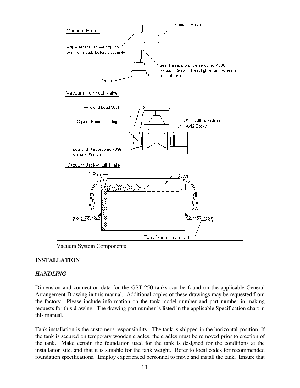 Taylor-Wharton High Capacity GST Storage Tanks User Manual | Page 11 / 33