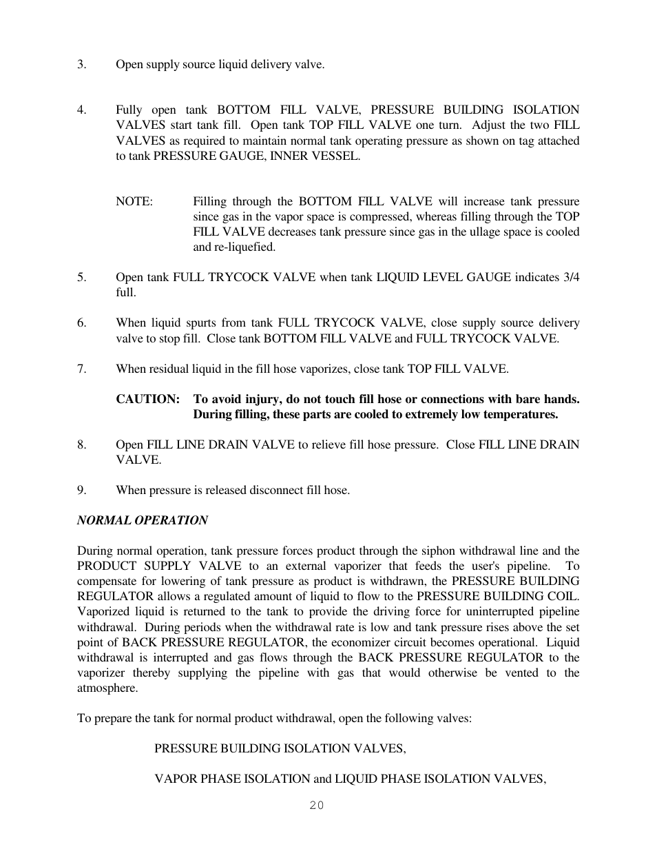 Taylor-Wharton High Capacity GST Storage Tanks User Manual | Page 20 / 33