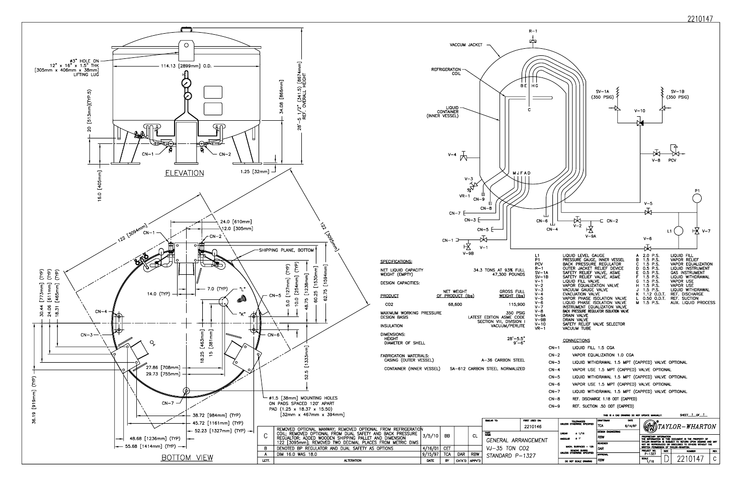 Taylor-Wharton VJ Series Tanks User Manual | Page 40 / 42