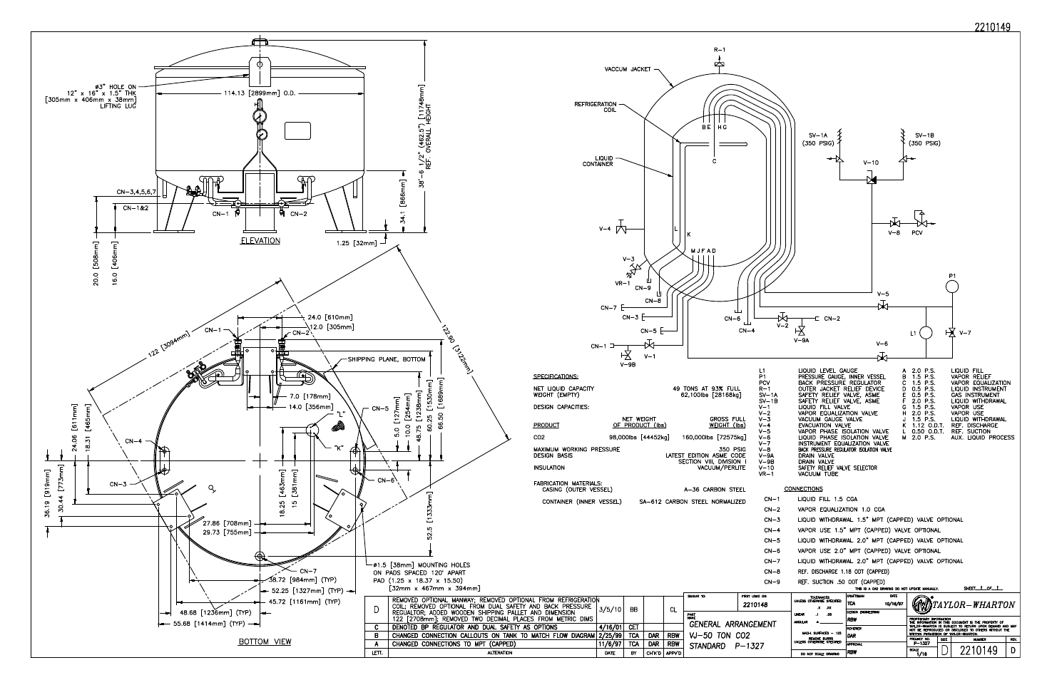 Taylor-Wharton VJ Series Tanks User Manual | Page 41 / 42