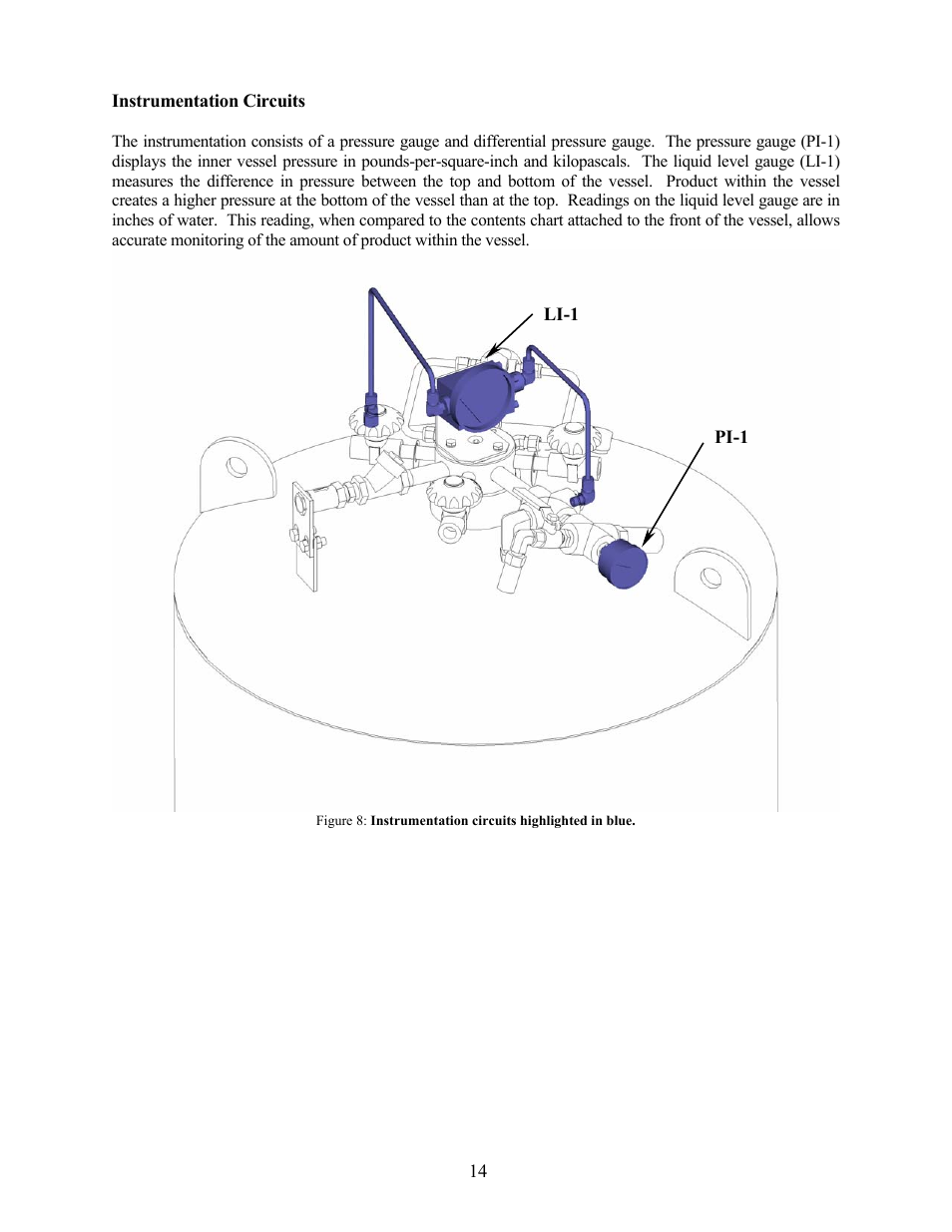 Instrumentation circuits | Taylor-Wharton EF-450 User Manual | Page 14 / 27