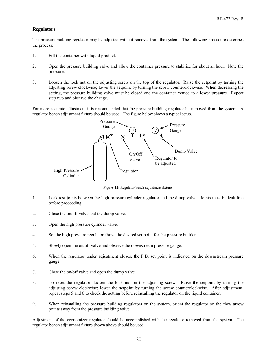 Taylor-Wharton EF-1000 User Manual | Page 20 / 26