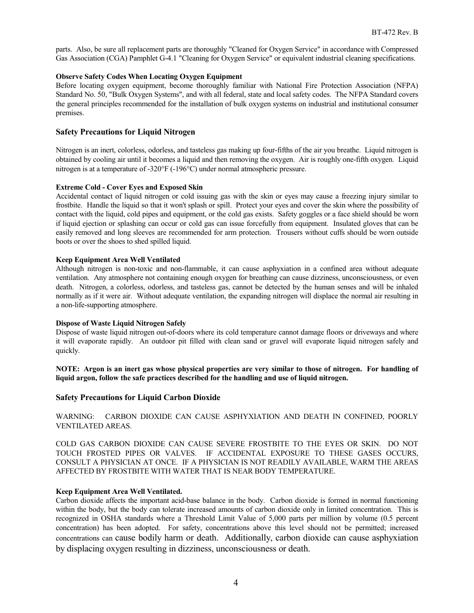 Taylor-Wharton EF-1000 User Manual | Page 4 / 26