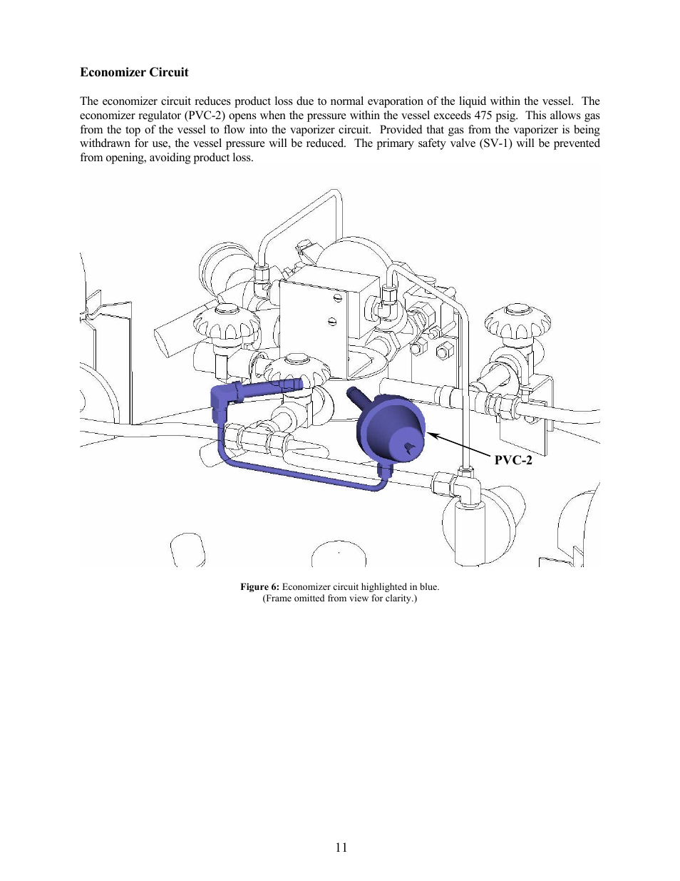 Economizer circuit | Taylor-Wharton LP3 User Manual | Page 11 / 27