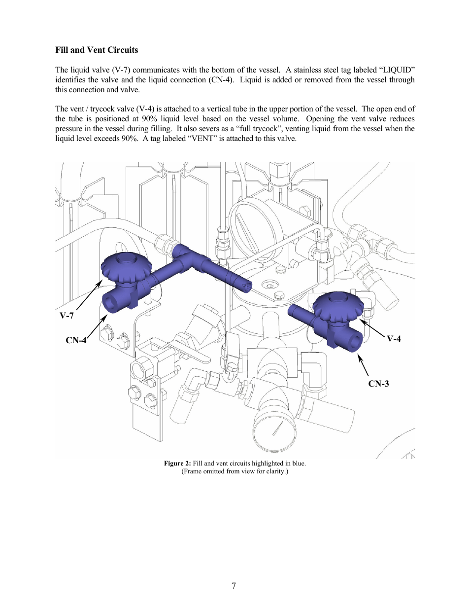 Fill and vent circuits | Taylor-Wharton LP3 User Manual | Page 7 / 27