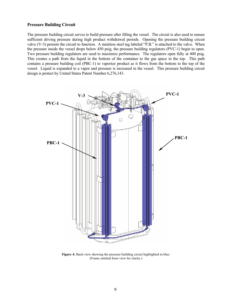 Pressure building circuit | Taylor-Wharton LP3 User Manual | Page 9 / 27