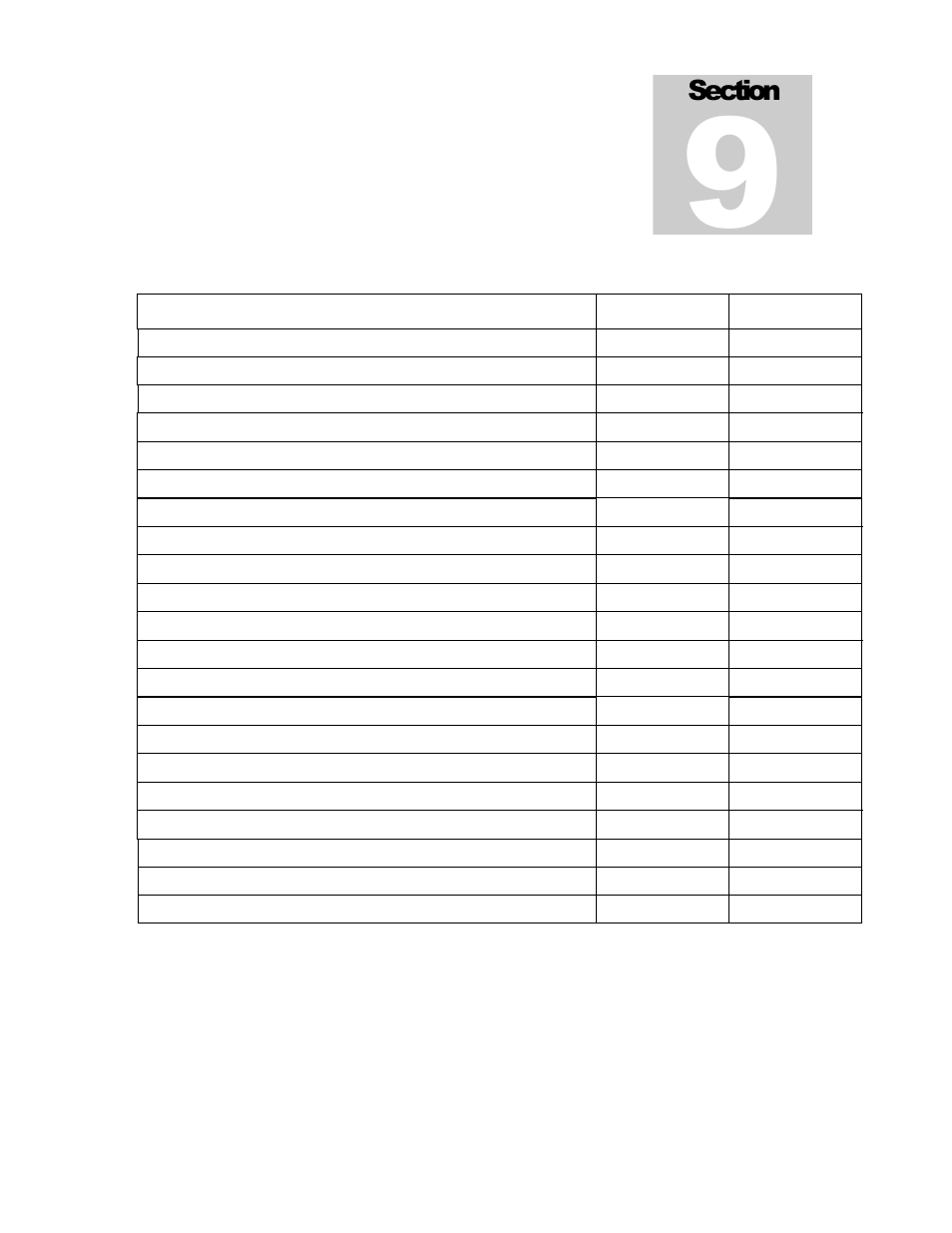 Parts list | Thermcraft XOV-21-21-19.5-1A-2-SL User Manual | Page 14 / 17
