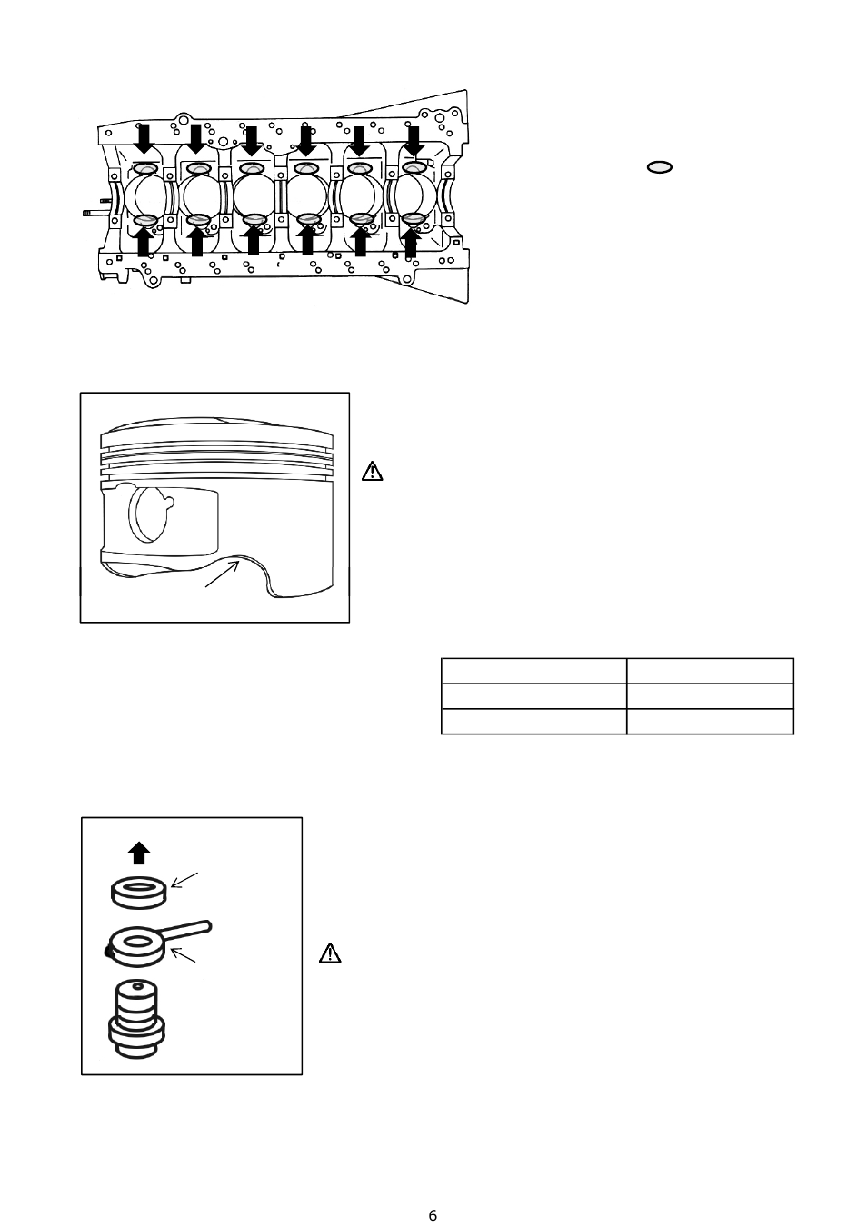 Oil jet spacer installation | Tomei Powered RB28KIT/ FORGED 8 COUNTER CRANKSHAFT User Manual | Page 6 / 8
