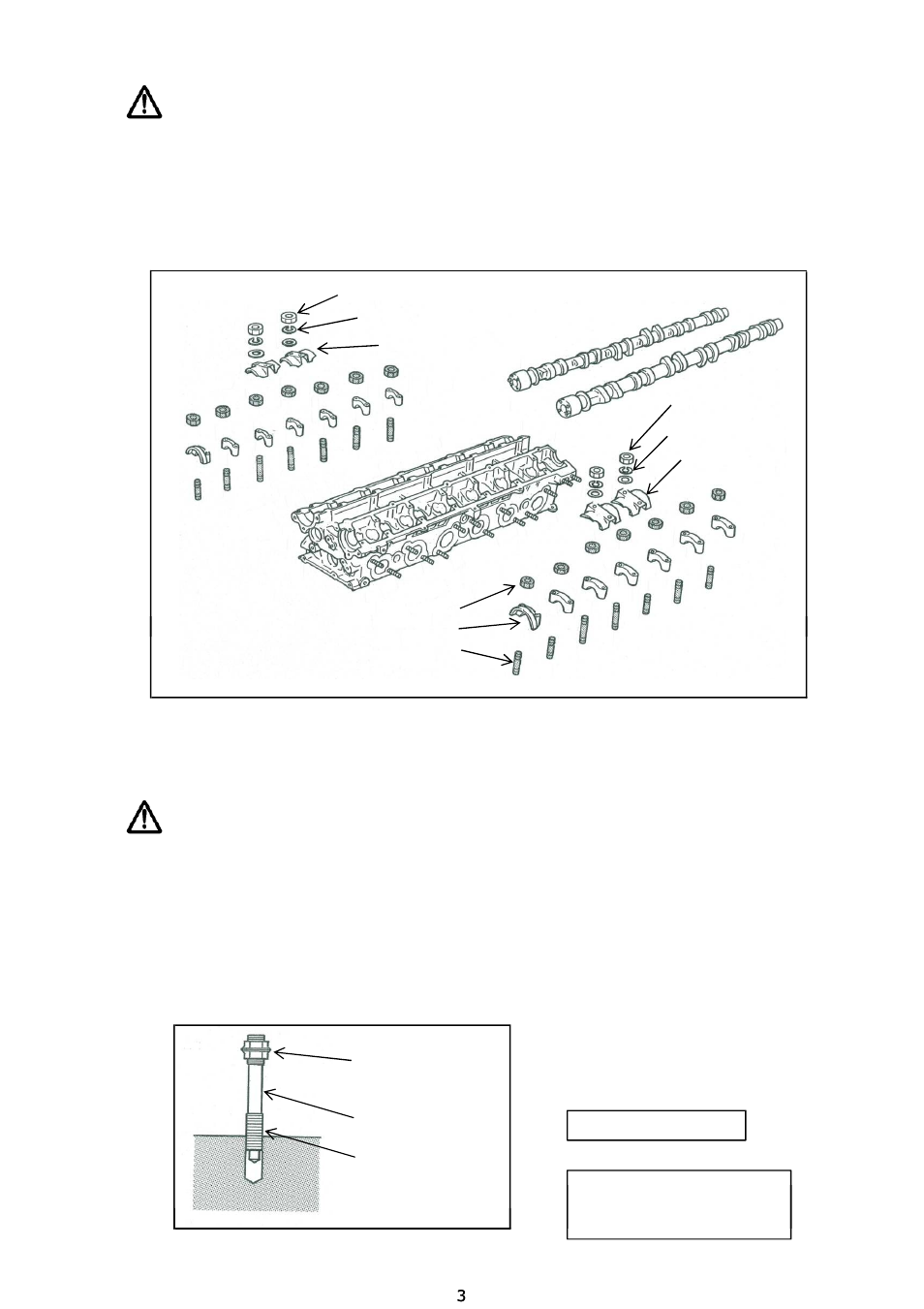 構 成 注 意, スタッドボルト締付 注 意 | Tomei Powered RB26DETT CAM CAP STUDS BOLTS User Manual | Page 3 / 8