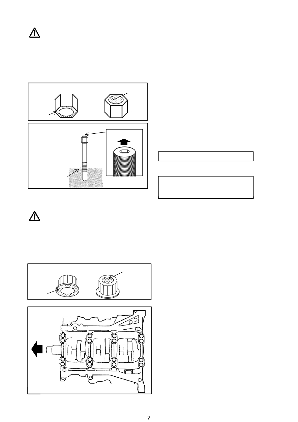 Stud bolt installation caution, Nut tightening, Nut tightening caution | Tomei Powered VQ35DE MAIN STUD BOLTS User Manual | Page 7 / 8