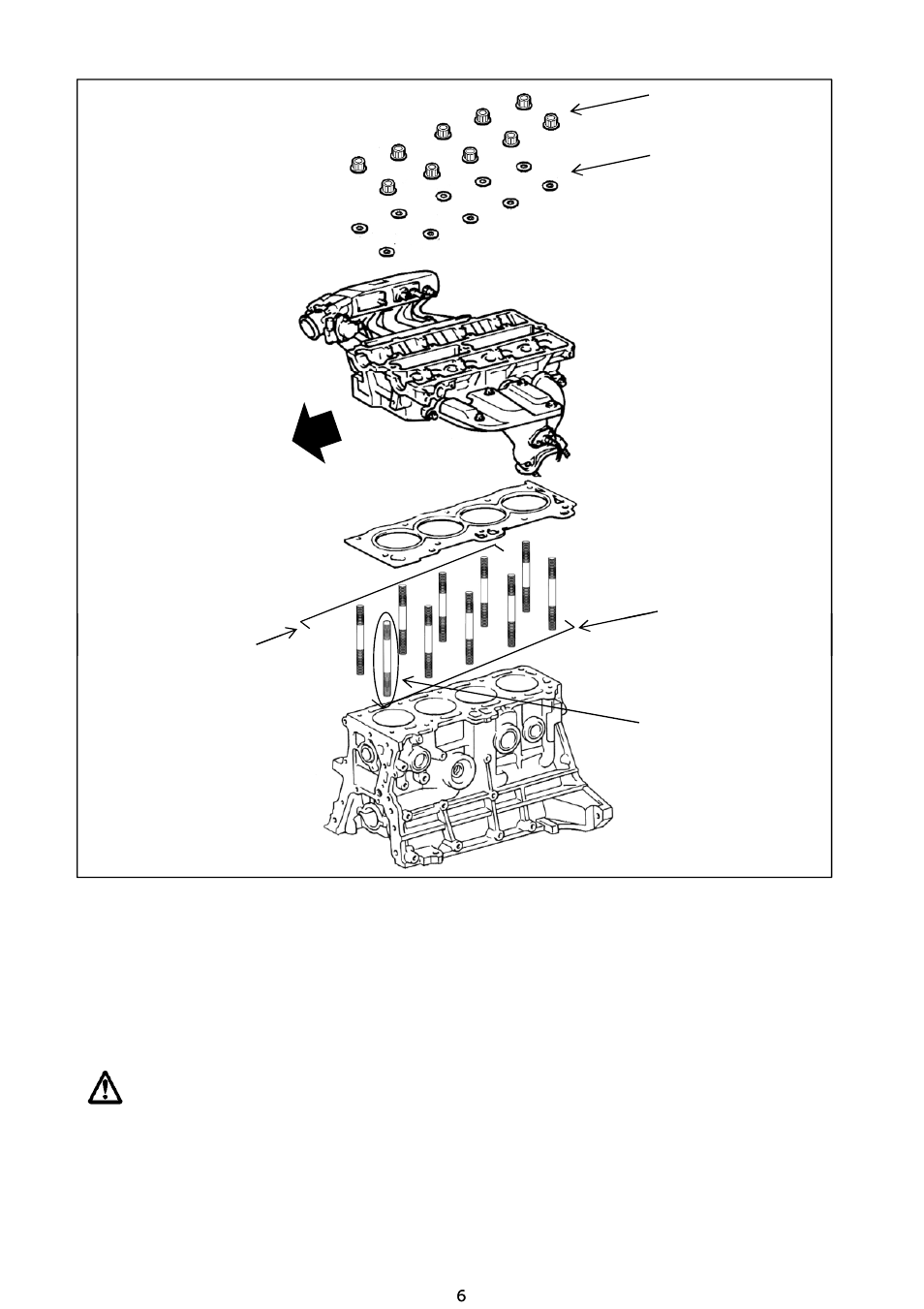 Assembly configuration, Installation, Caution | Tomei Powered HEAD STUD BOLTS User Manual | Page 6 / 8