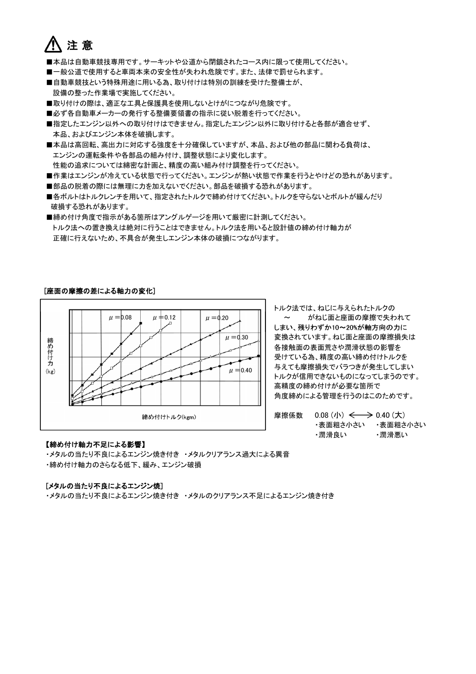 Tomei Powered FORGED CONROD BOLTS User Manual | Page 2 / 8