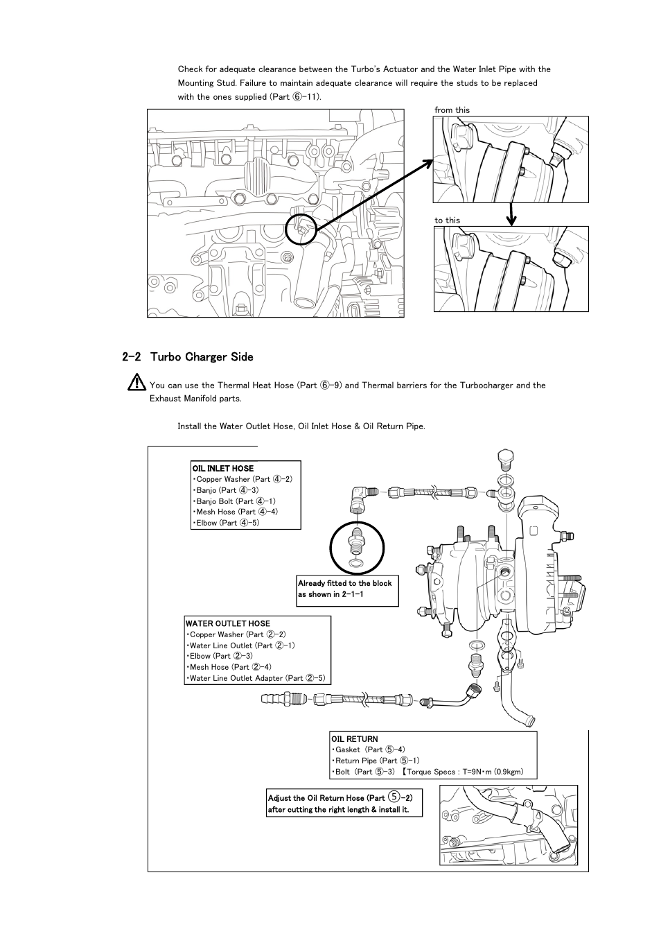 2 turbo charger side | Tomei Powered ARMS M8280 User Manual | Page 21 / 32
