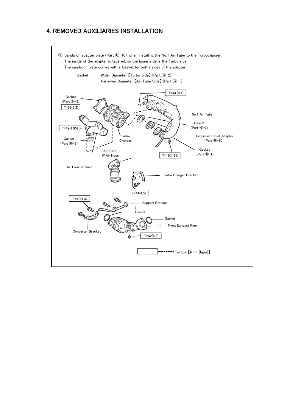 Removed auxiliaries installation | Tomei Powered ARMS M8280 User Manual | Page 25 / 32