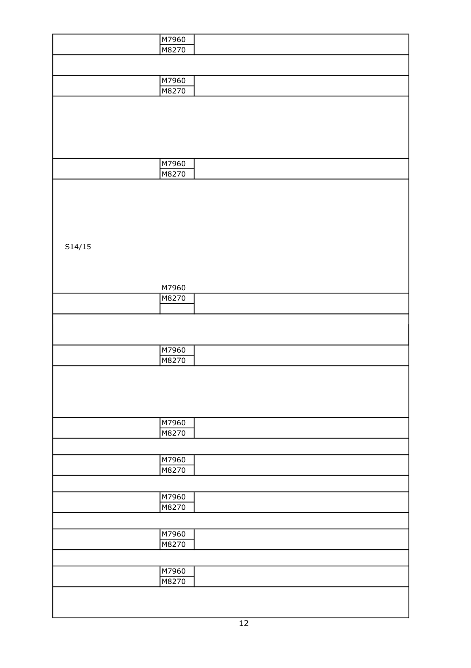 Tomei Powered ARMS M7960 User Manual | Page 12 / 28