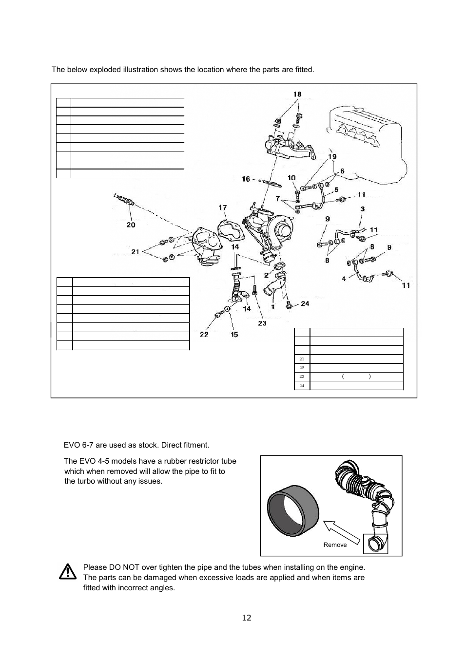 Installation #2, When retaining the standard suction | Tomei Powered ARMS M7960 User Manual | Page 12 / 16
