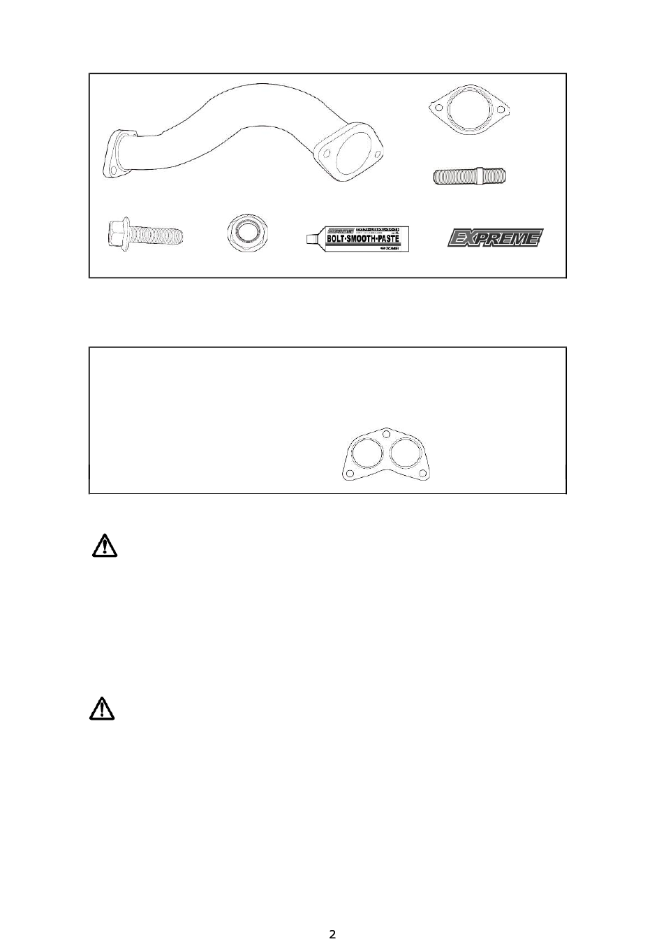 部品構成, 作業に必要な工具類 | Tomei Powered JOINT PIPE FR-S / BRZ User Manual | Page 2 / 12