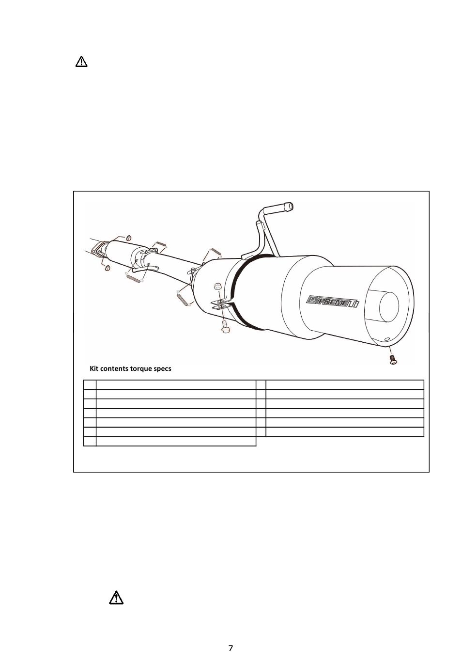 Removal of the stock standard exhaust muffler, 2．installation of the tomei titanium muffler, Installation procedure | Tomei Powered TITANIUM MUFFLER User Manual | Page 7 / 12