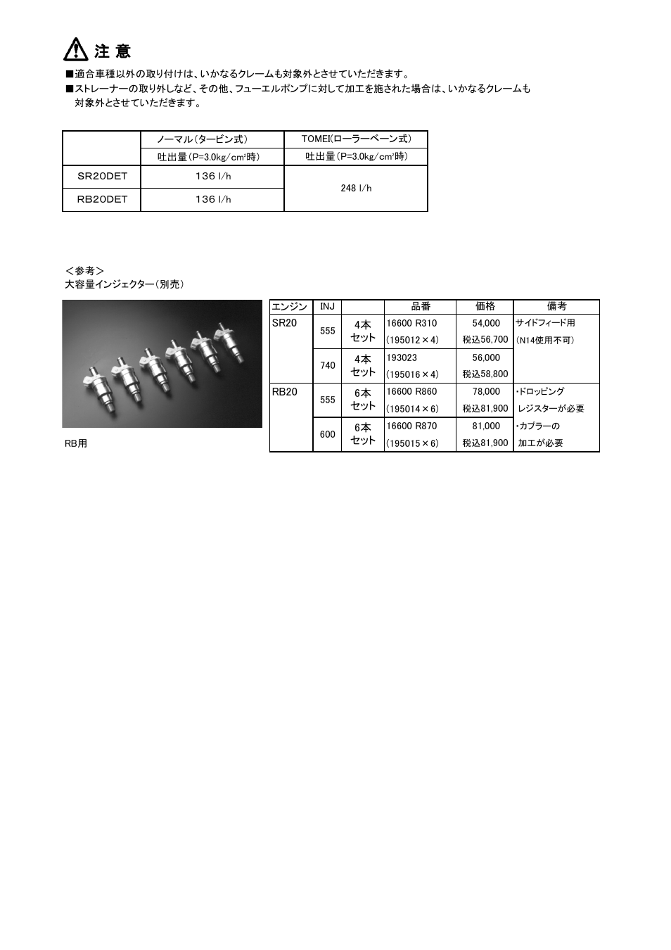 Tomei Powered OVERSIZED FUEL PUMP (For PS13 Models) User Manual | Page 5 / 12