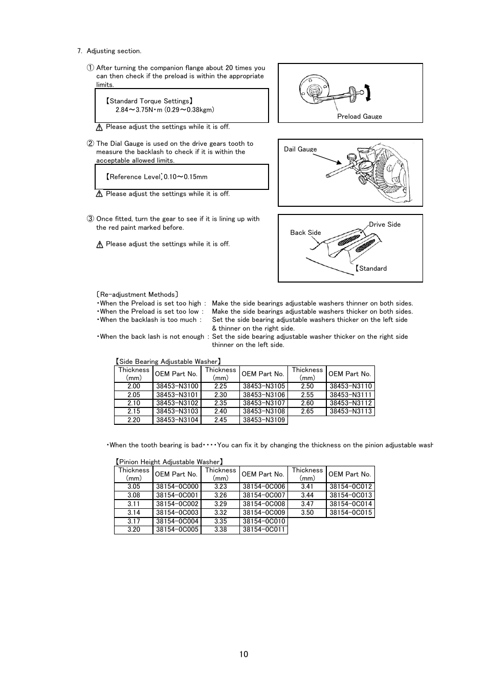 Tomei Powered FINAL GEAR KIT FOR HA PRO KIT User Manual | Page 10 / 12