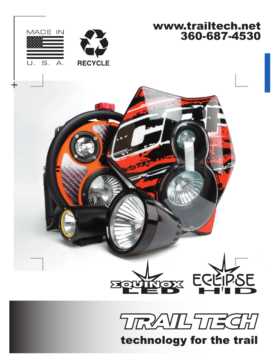 Trail Tech SCMR16 HID LIGHTS FOR 1 1/8 IN. BAR CLAMP: POLARIS OUTLAW 471-PLF User Manual | Page 24 / 24