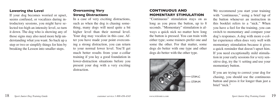 Tri-Tronics Sport Junior G3 User Manual | Page 11 / 26