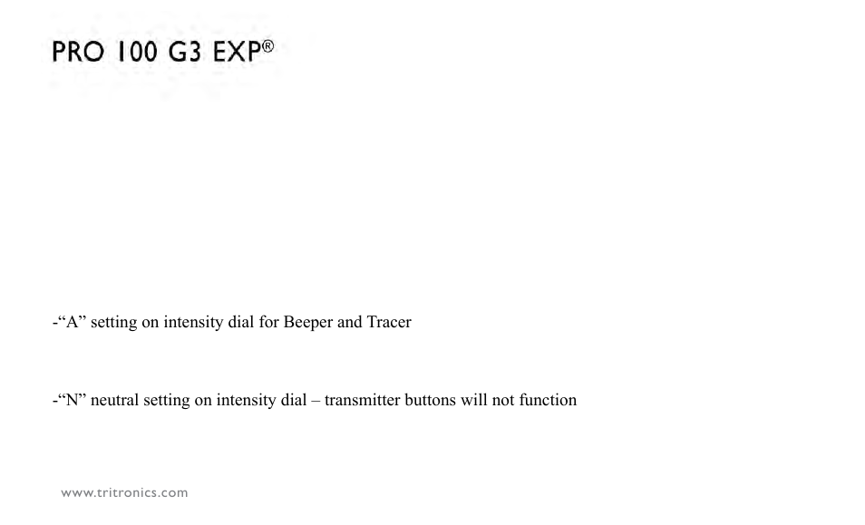 Tri-Tronics Tactical 500 G3 User Manual | Page 15 / 57