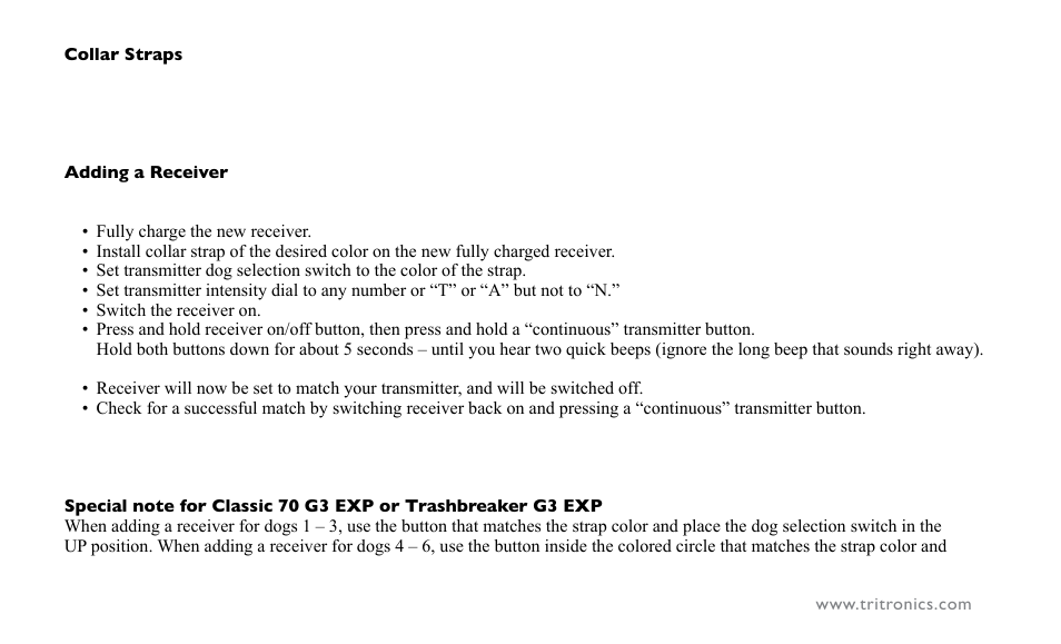 Tri-Tronics Tactical 500 G3 User Manual | Page 28 / 57