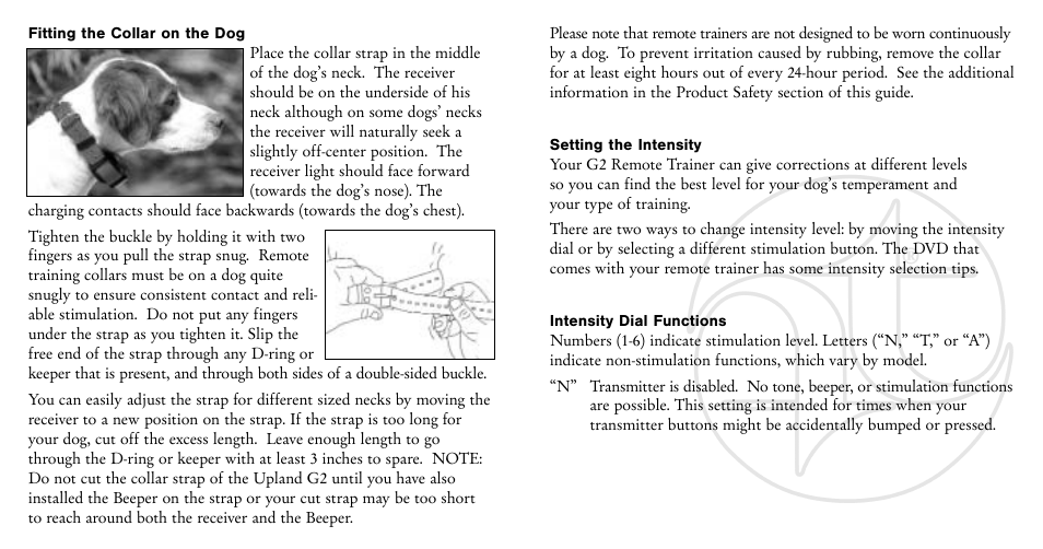 Tri-Tronics Pro 500 G2 User Manual | Page 11 / 17