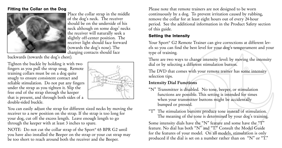 Tri-Tronics Multi Sport®-3 G2 User Manual | Page 8 / 13