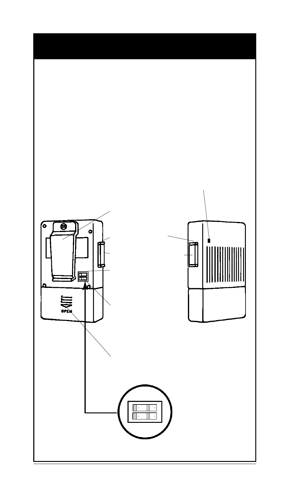 The companion transmitter, Back front side side | Tri-Tronics Companion User Manual | Page 9 / 27