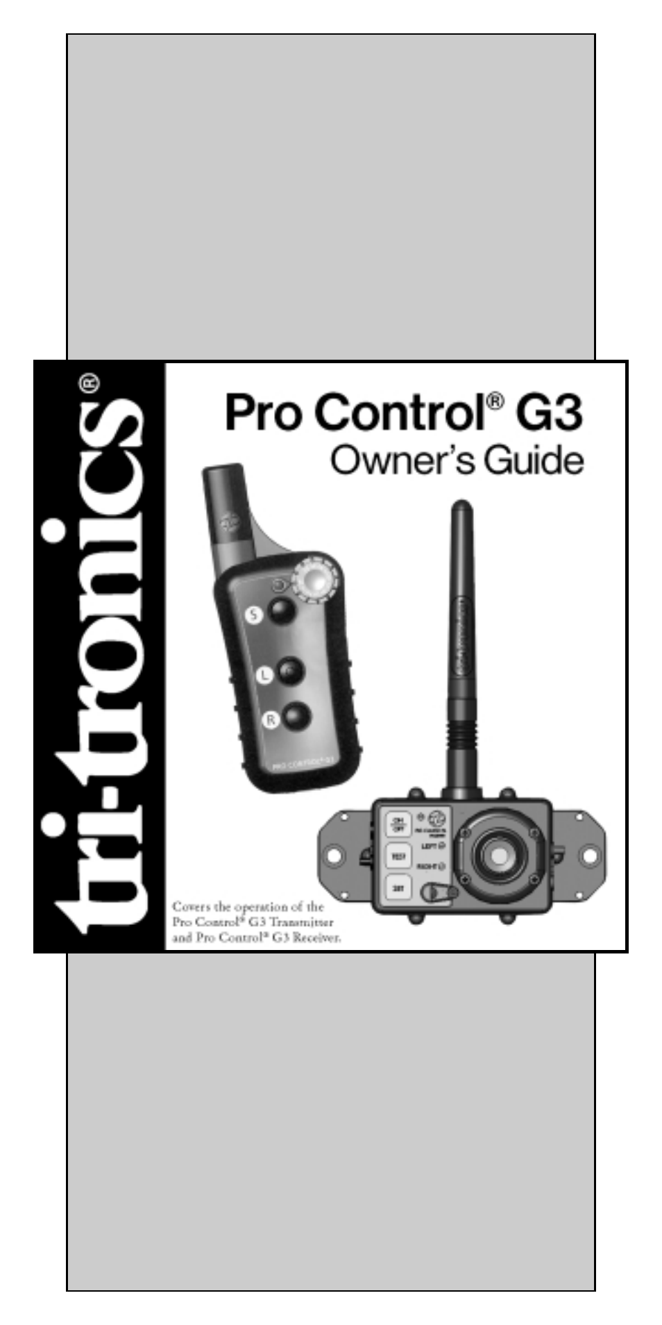 Tri-Tronics Pro Control® G3 User Manual | 7 pages