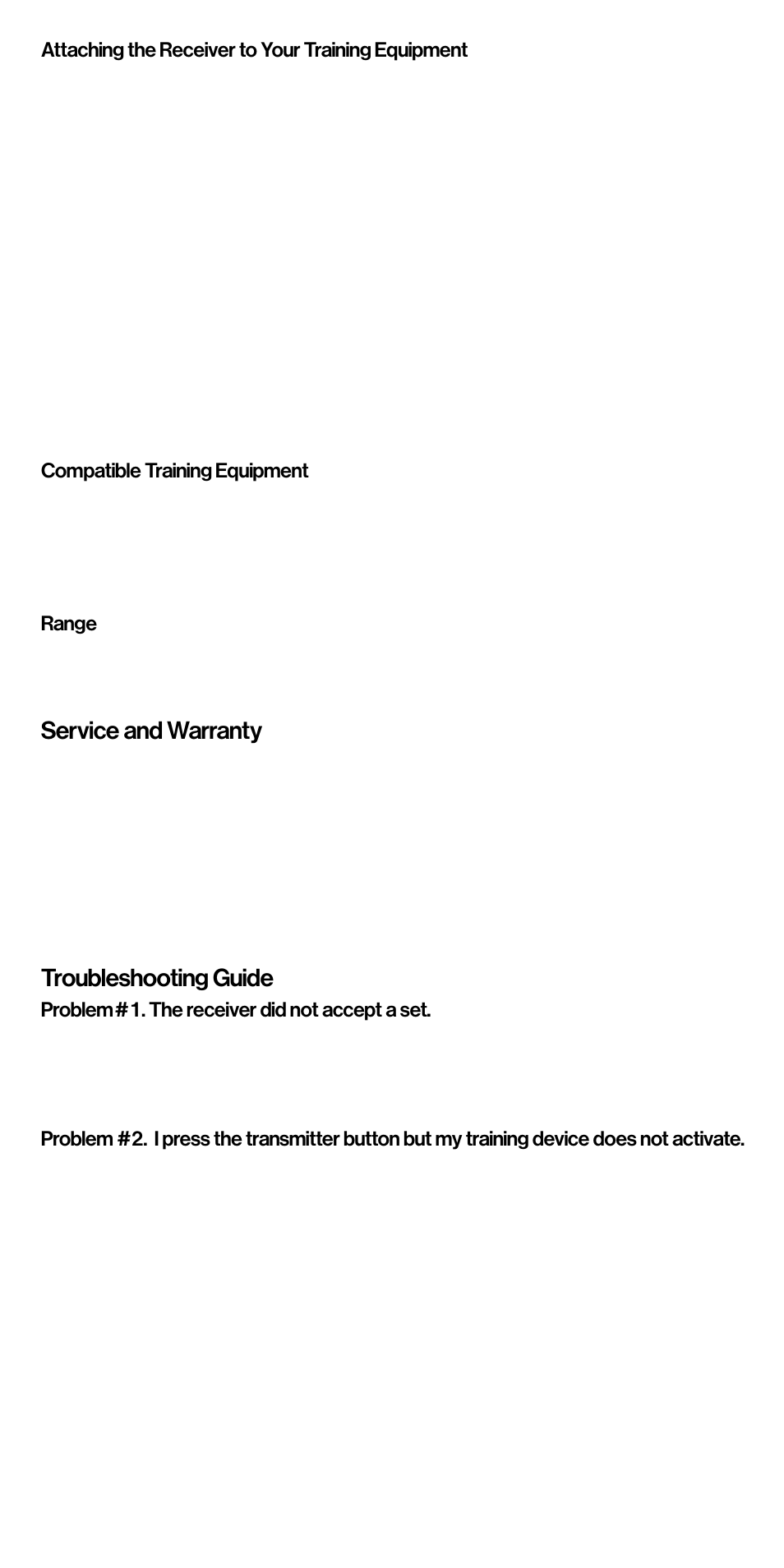 Service and warranty, Troubleshooting guide | Tri-Tronics Pro Control® G3 User Manual | Page 6 / 7