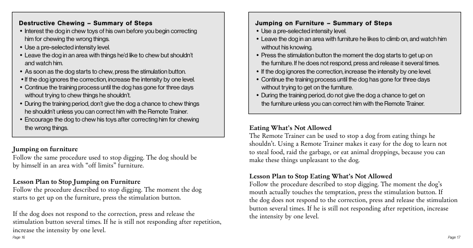 Tri-Tronics G2 Basic Training User Manual | Page 10 / 25