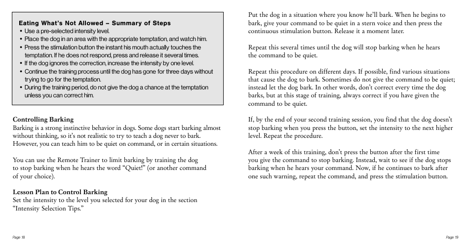 Tri-Tronics G2 Basic Training User Manual | Page 11 / 25