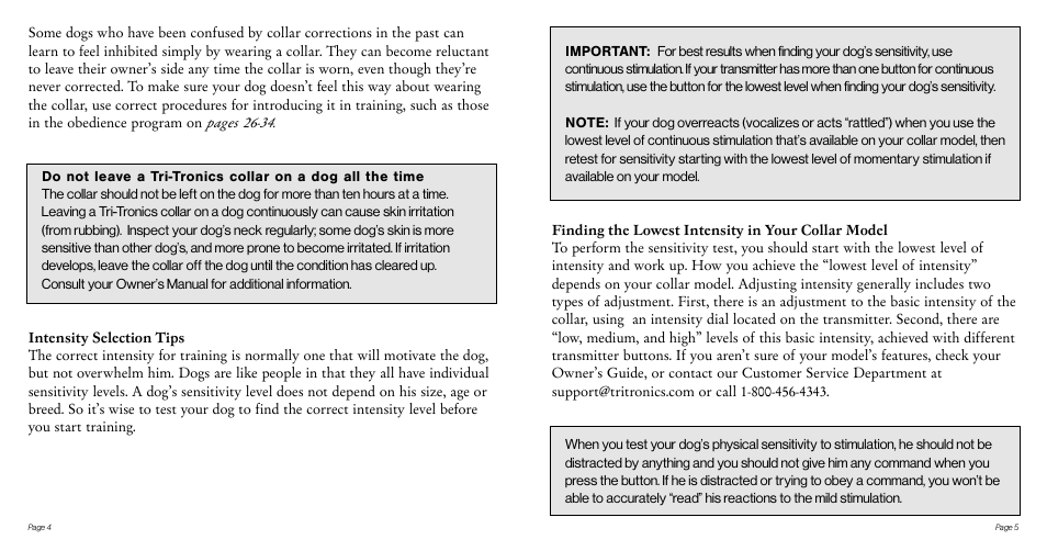 Tri-Tronics G2 Basic Training User Manual | Page 4 / 25