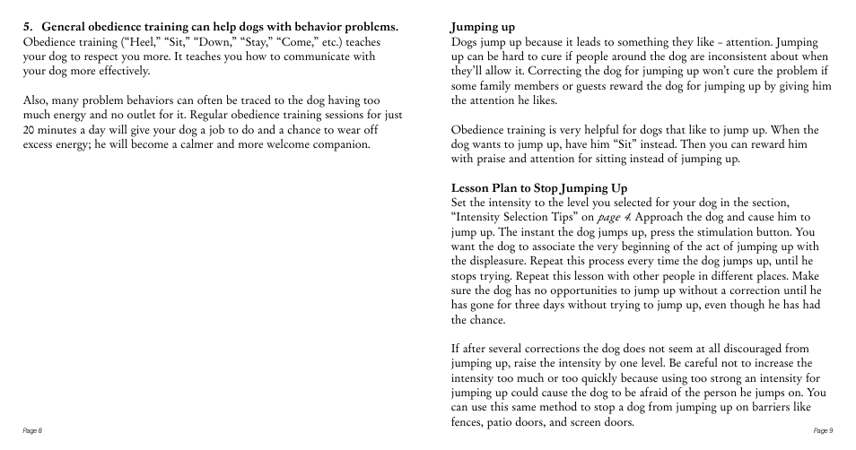 Tri-Tronics G2 Basic Training User Manual | Page 6 / 25
