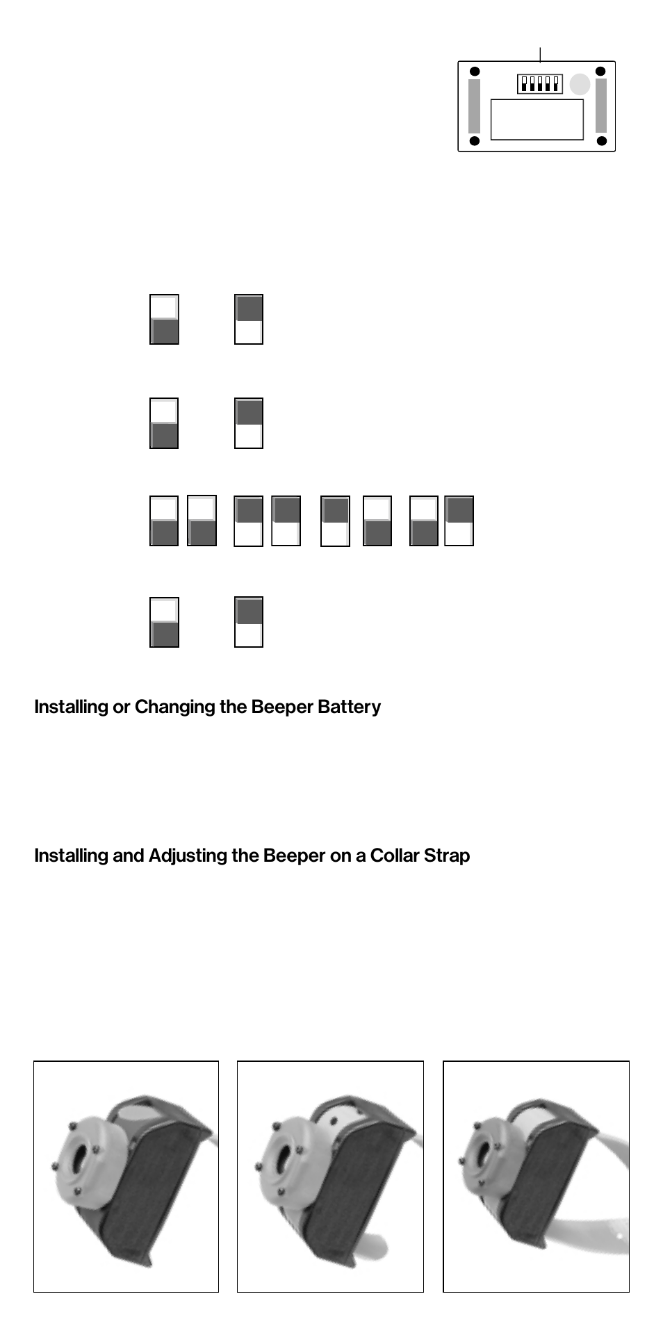 Installing or changing the beeper battery | Tri-Tronics G2 Tri-Tronics® Beeper User Manual | Page 4 / 6