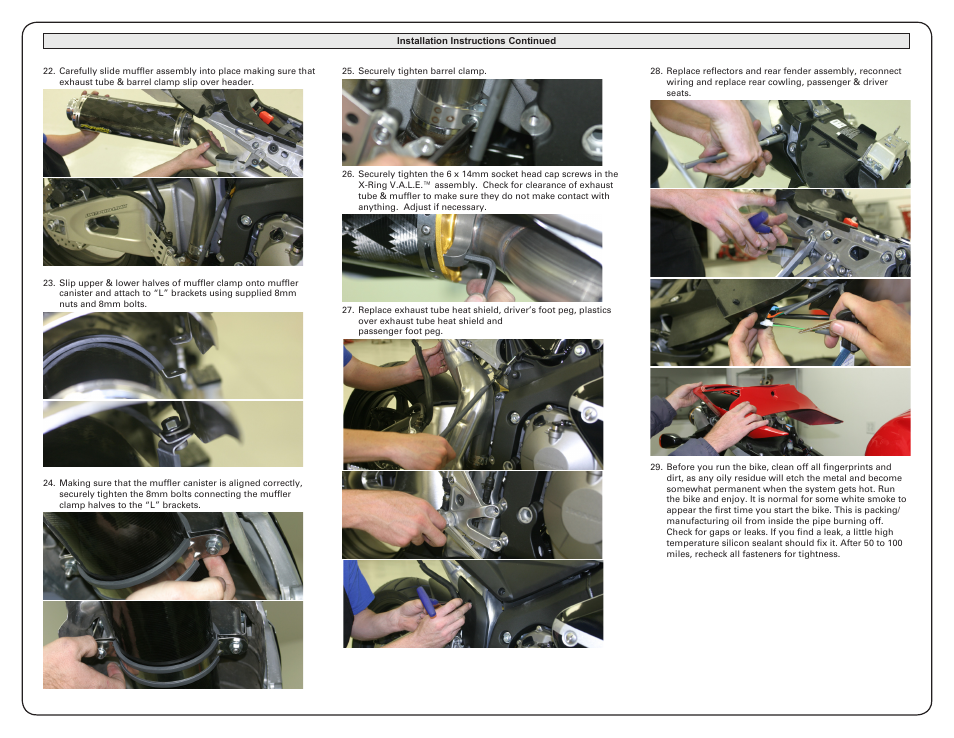Two Brothers Racing Honda CBR600RR User Manual | Page 3 / 4