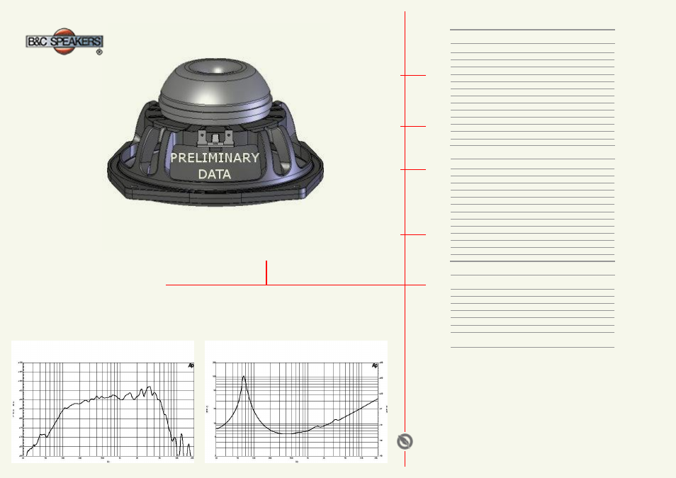 B&C Speakers 6NDL44 User Manual | 1 page