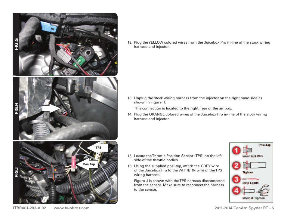 Two Brothers Racing Can-Am Spyder Spyder RS User Manual | Page 5 / 7